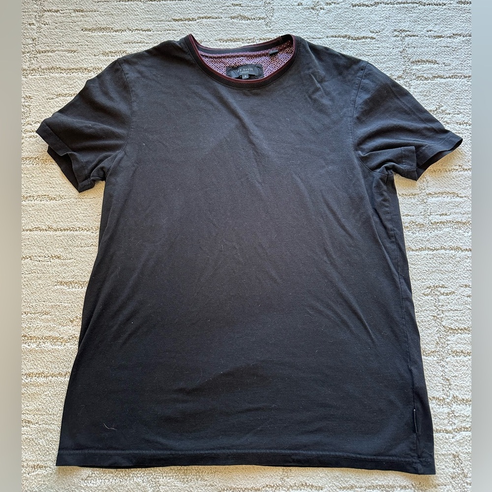 Ted Baker T-Shirt solid Black (3)